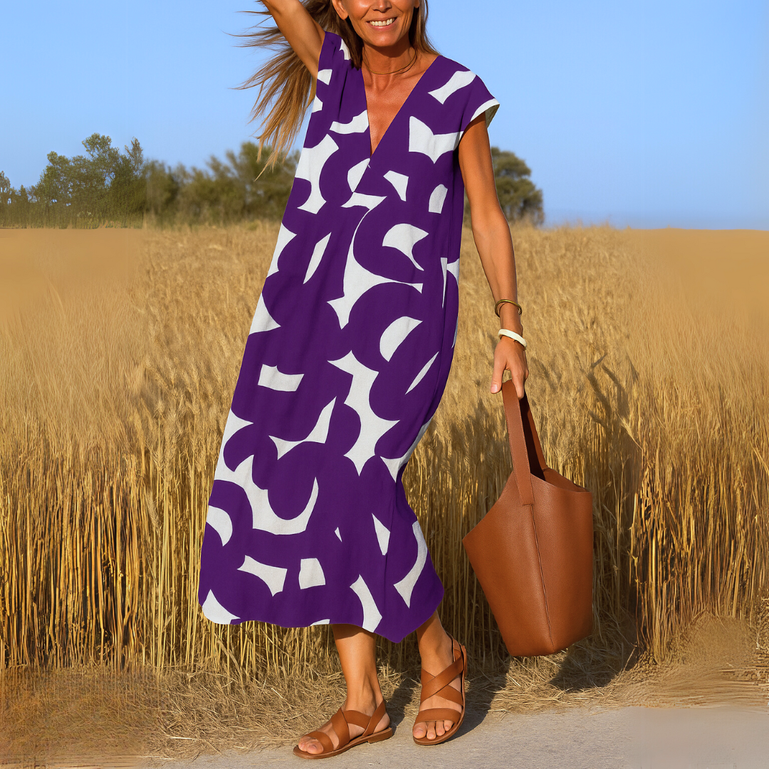 Valérie™ | Fluid V-neck dress