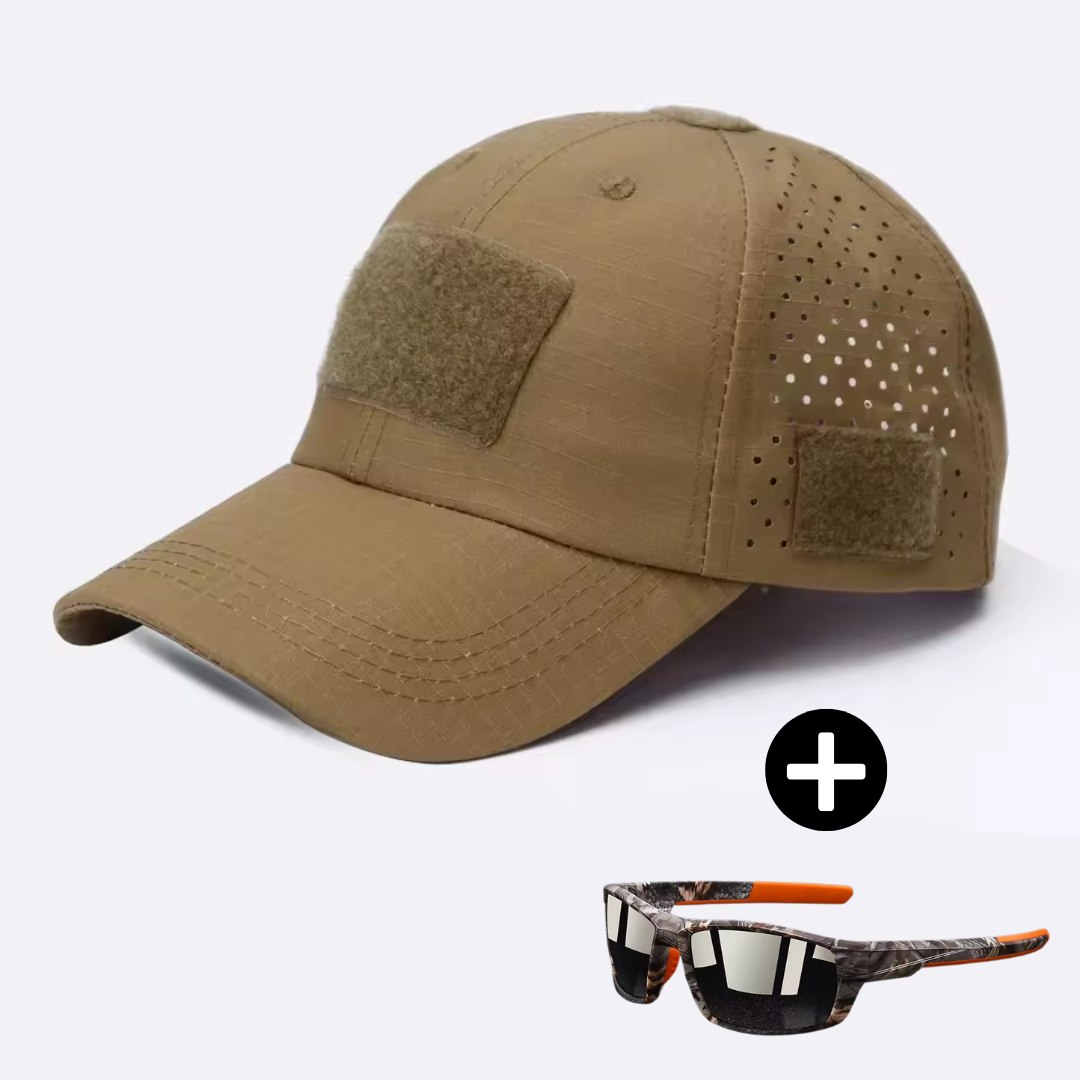 Marko™ | Tactical Cap & Sunglasses Set for Men (FREE SUNGLASSES)