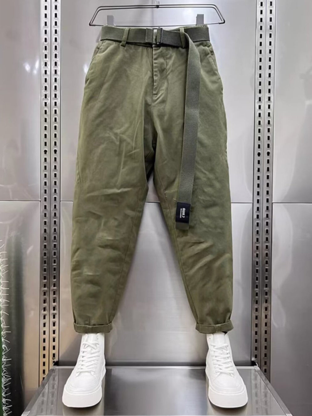 Mistez™ | Casual trousers with belt