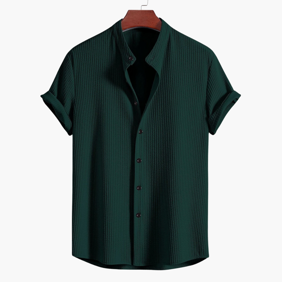Cyrus™ | Men's shirt with stand-up collar
