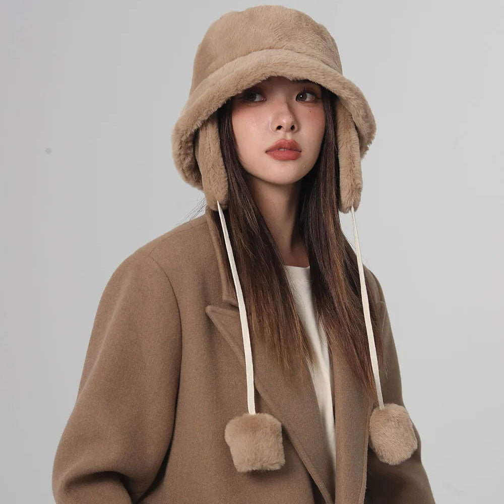 Evelina™ | Fur-Lined Bucket Hat