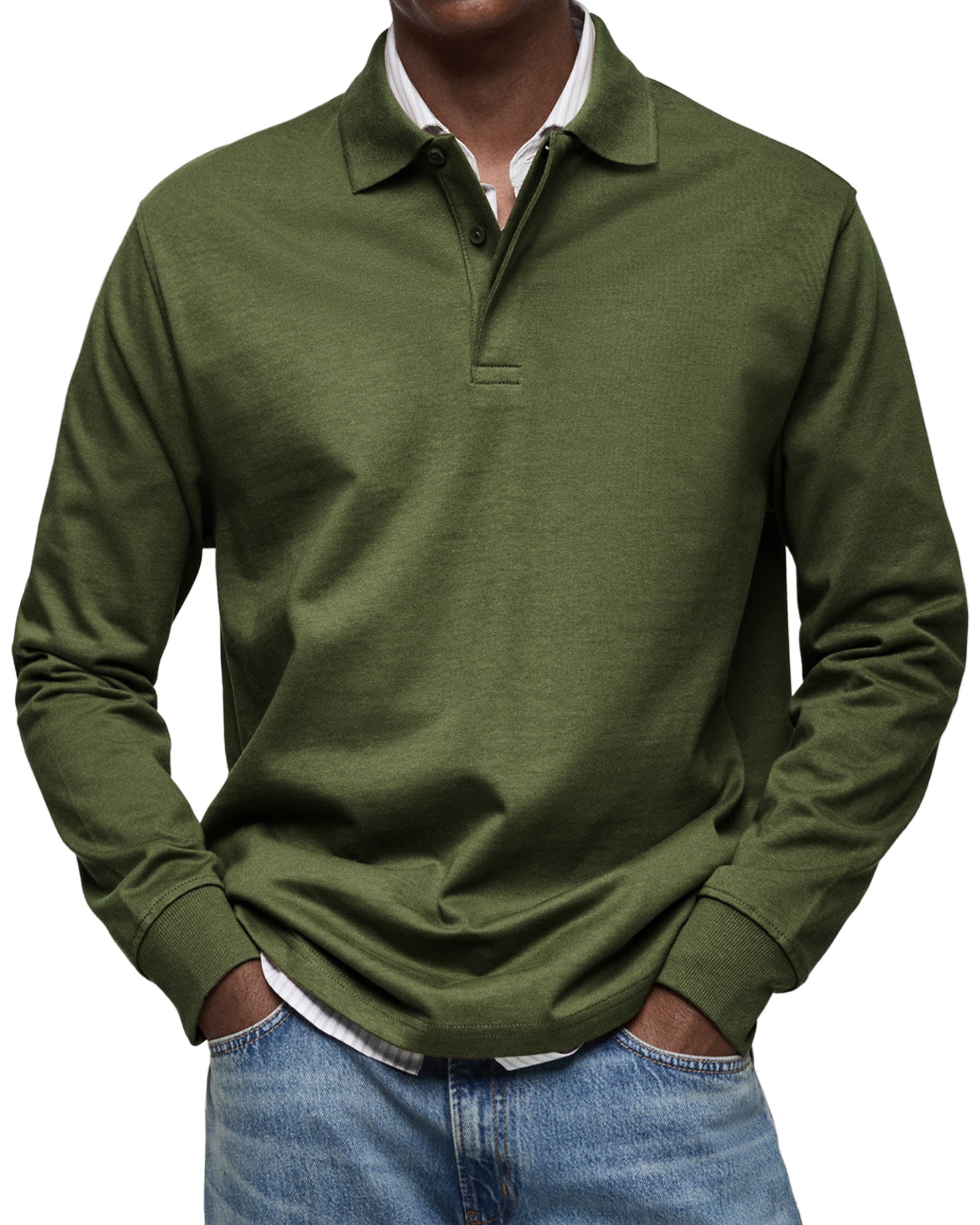 Adrian™ | Luxury Long-Sleeved Polo Shirt