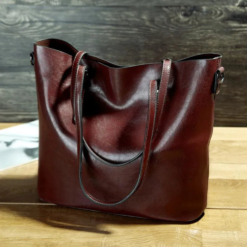 Nicole™ | shoulder bag in vintage leather