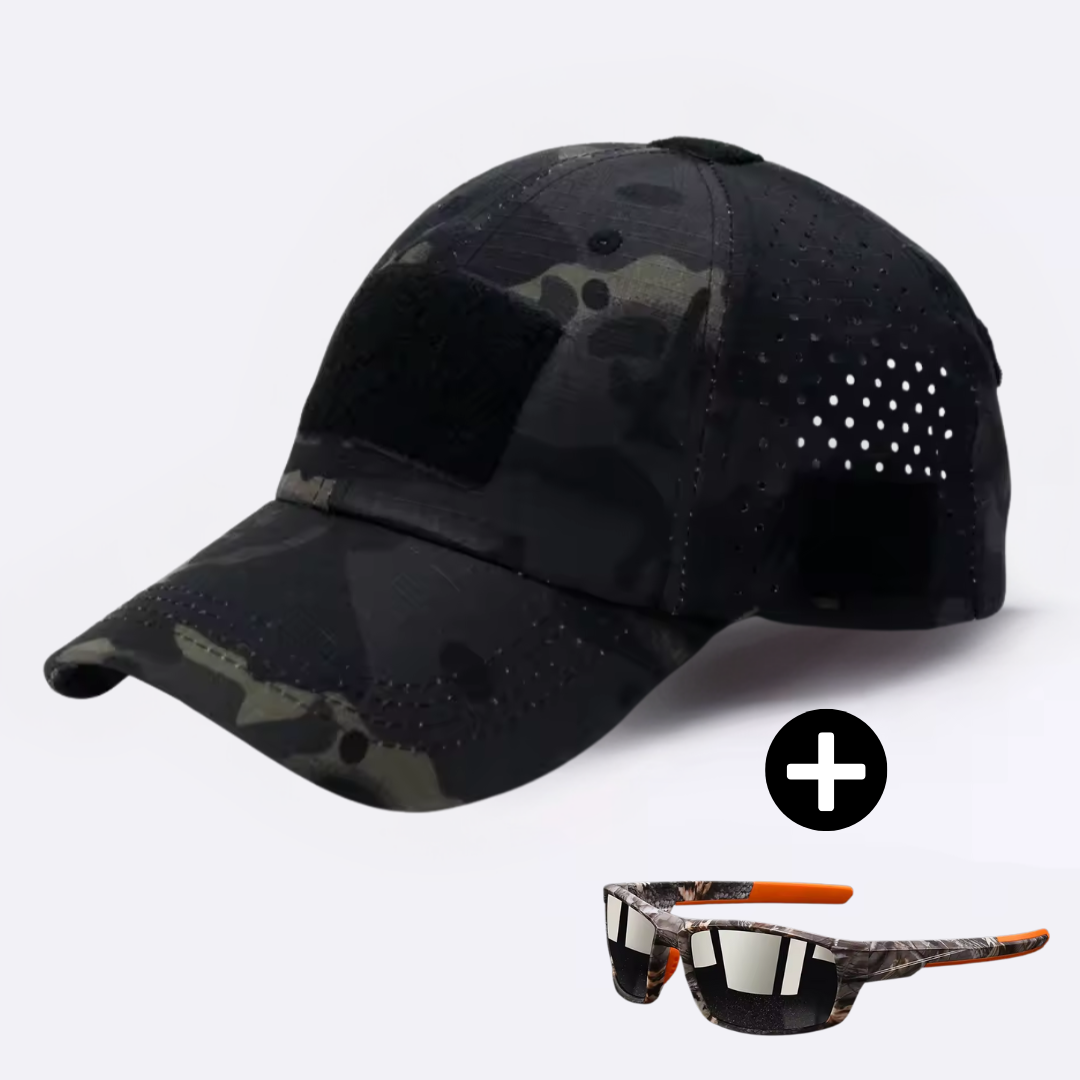 Marko™ | Tactical Cap & Sunglasses Set for Men (FREE SUNGLASSES)