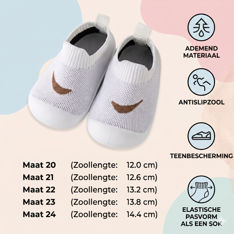 Baby zomerschoentjes zachte antislipzool en ademend materiaal