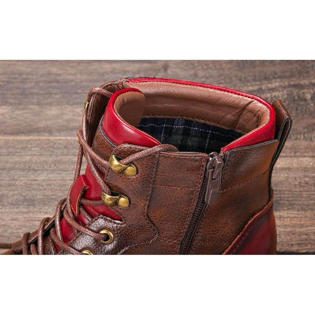 Aaron™ | handmade Oxford boots made from premium vegan leather