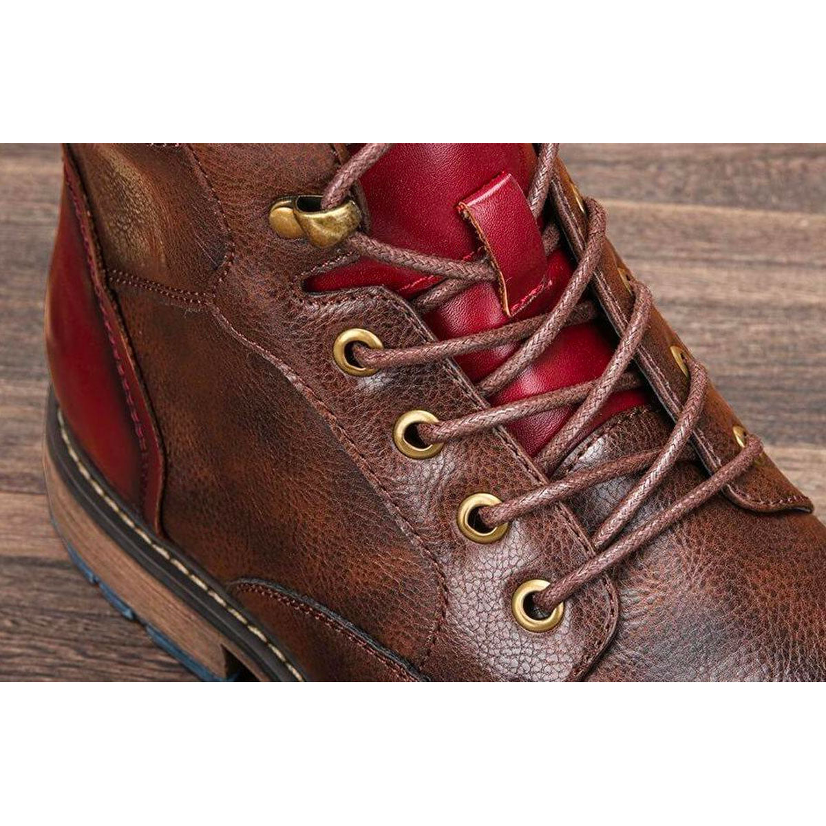 Aaron™ | handmade Oxford boots made from premium vegan leather