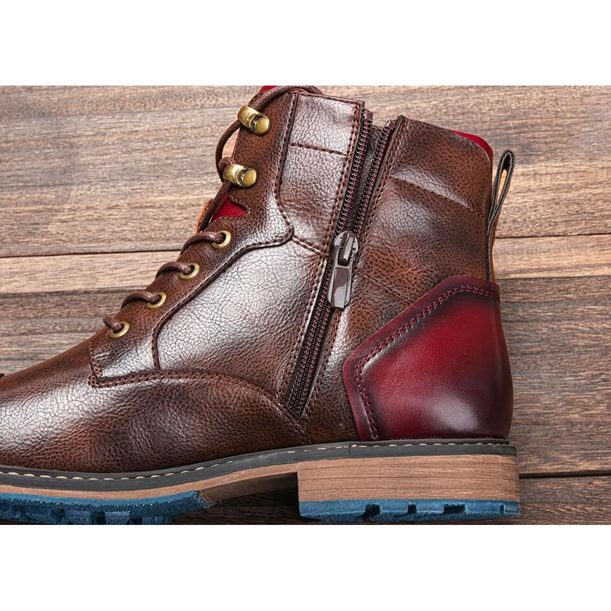 Aaron™ | handmade Oxford boots made from premium vegan leather