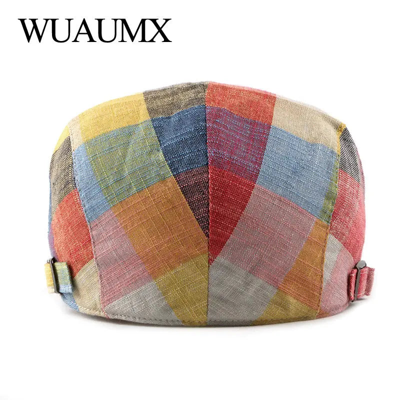 Arlow™ | Lightweight Multicolor Plaid Ivy Cap