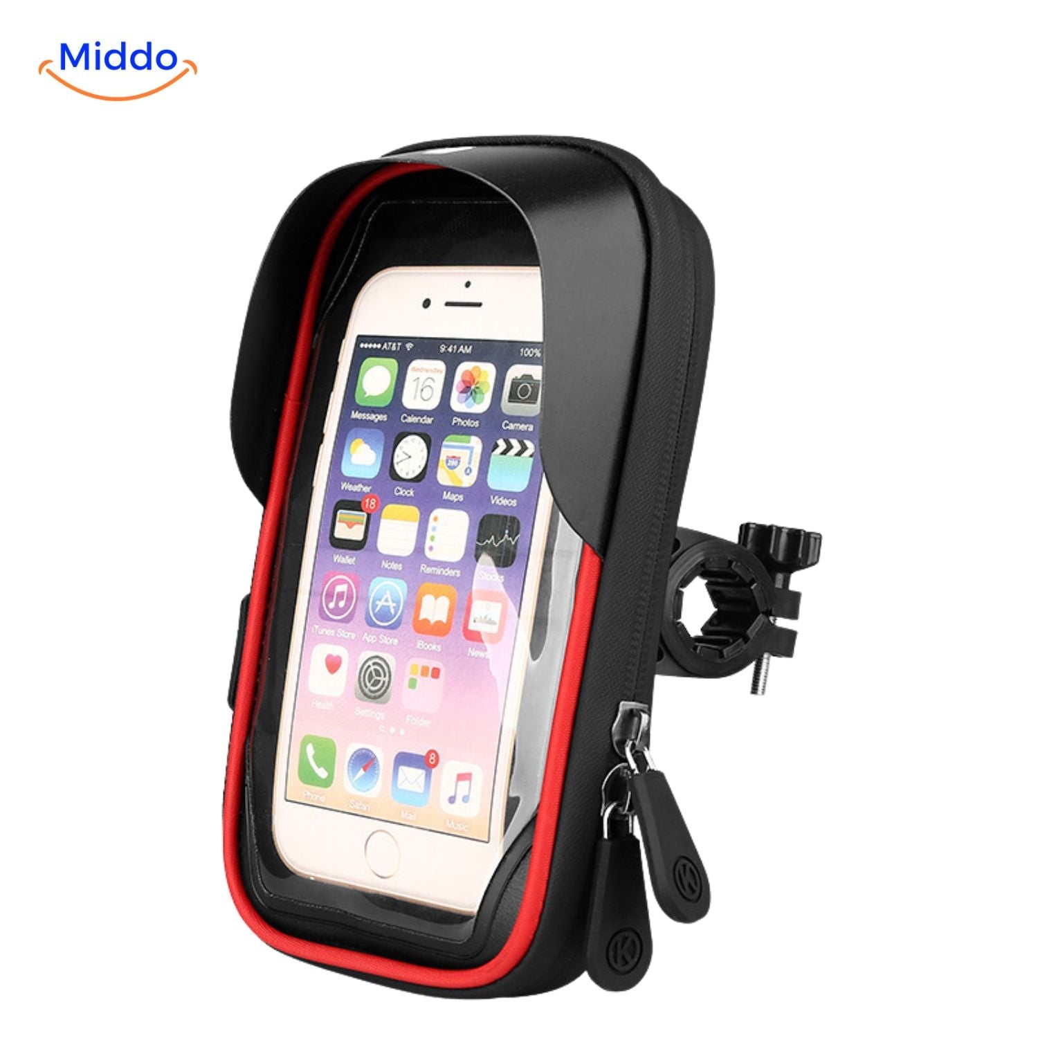 MotoGrip™ Telefoonhouder | Waterdicht, Stevig & Touchscreen-Vriendelijk!