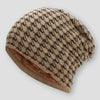 Crestbourne™ | Houndstooth Knit Beanie