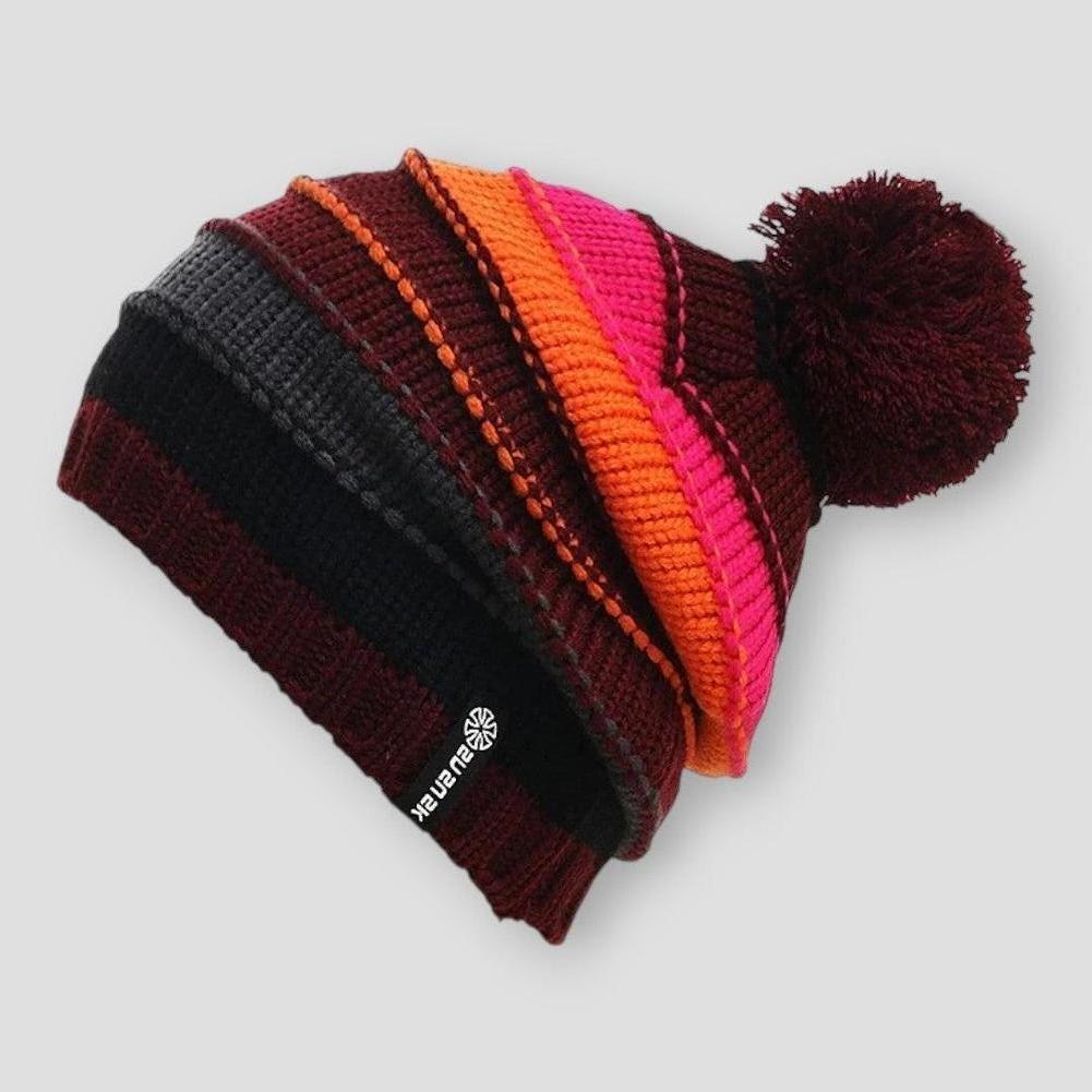 Brentmore™ | Multi-Stripe Pompom Beanie