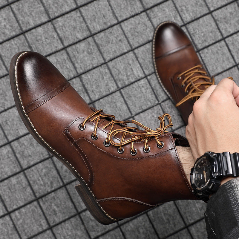 Claude™ | Top quality synthetic leather boots