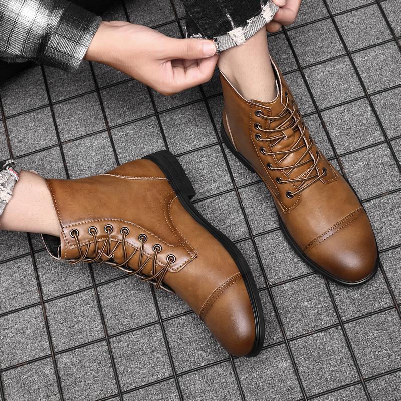 Claude™ | Top quality synthetic leather boots