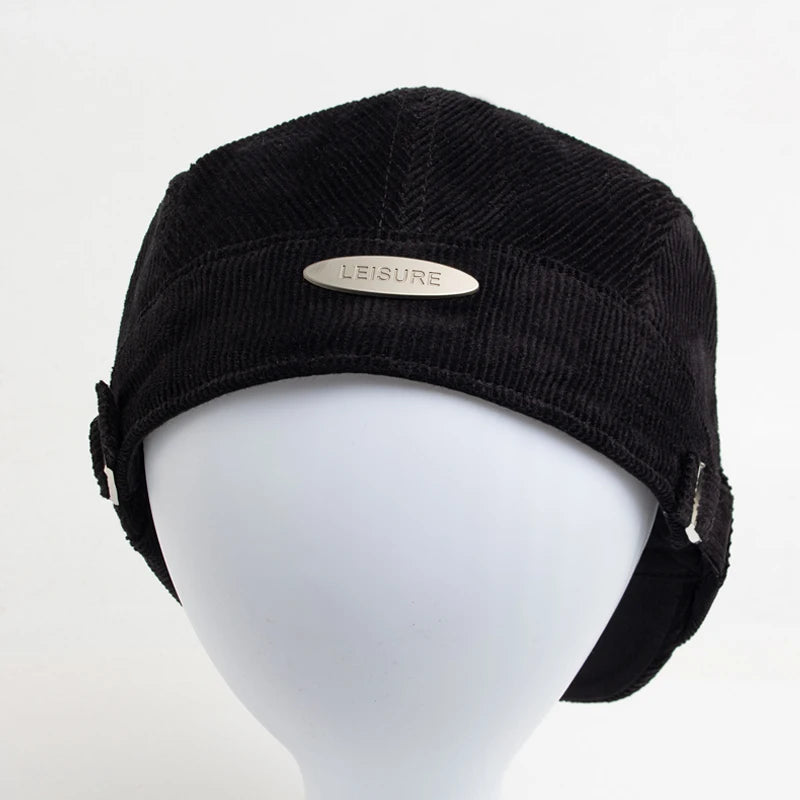 Colton™ | Vintage Corduroy Newsboy Cap