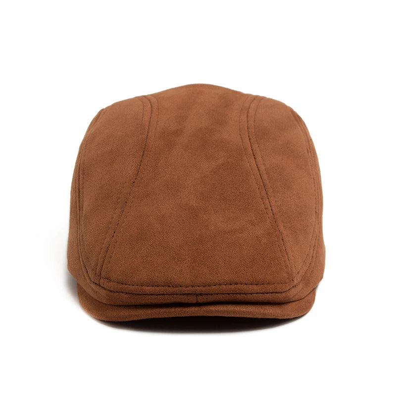Crawford™ | Vintage Suede Newsboy Cap