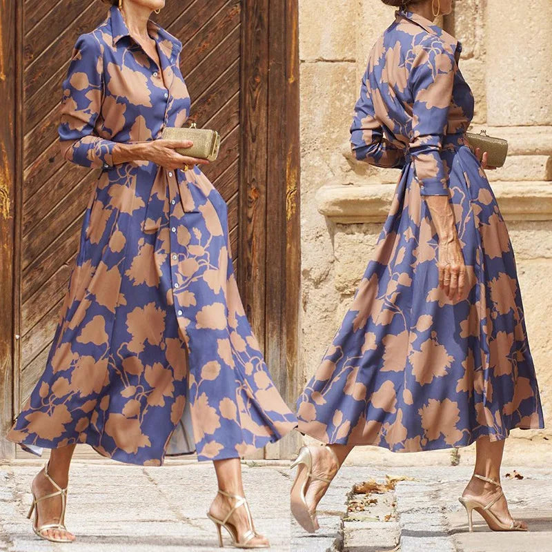 Élise™  | Chic long-sleeved dress