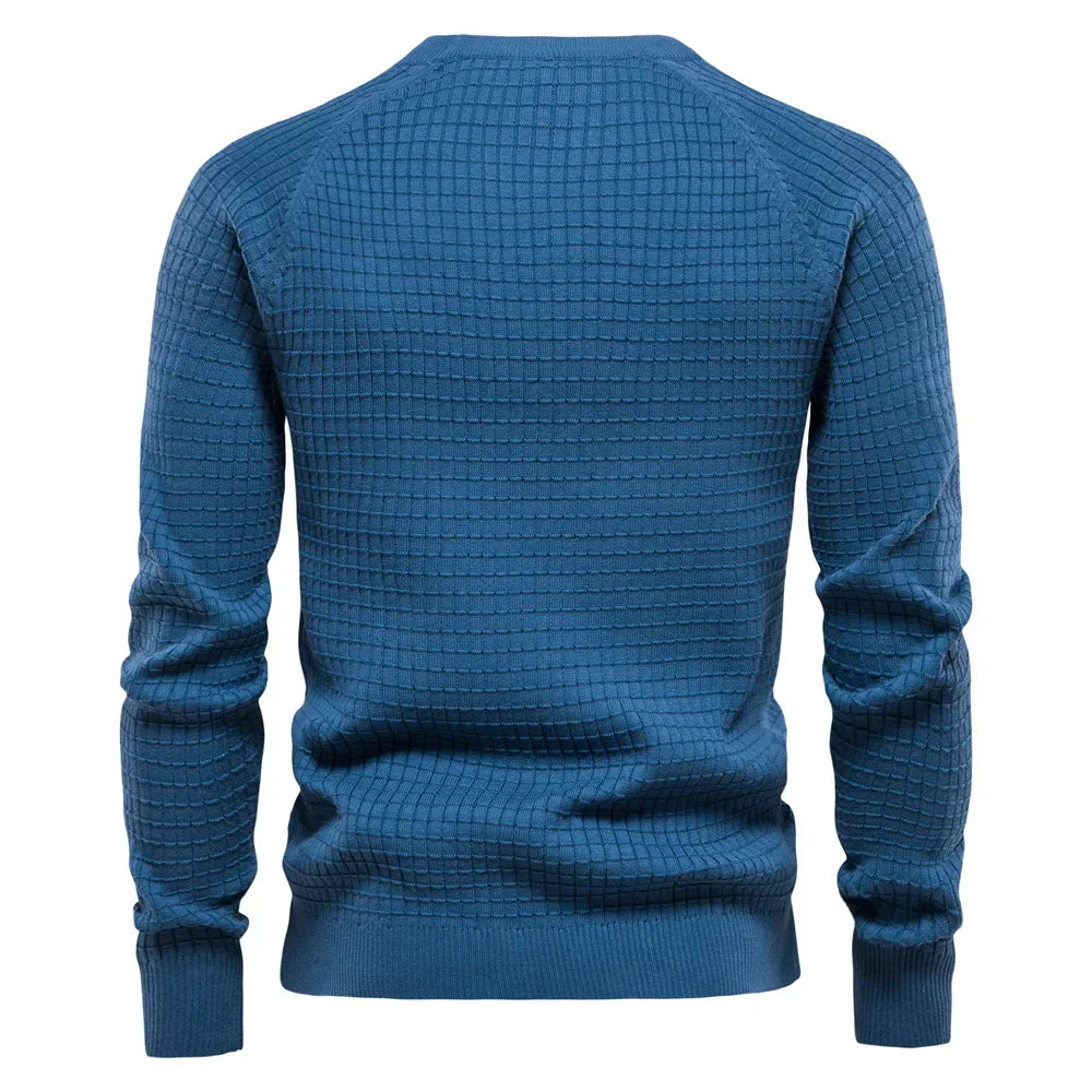 Emil™ | Men's sweater with plaid pattern