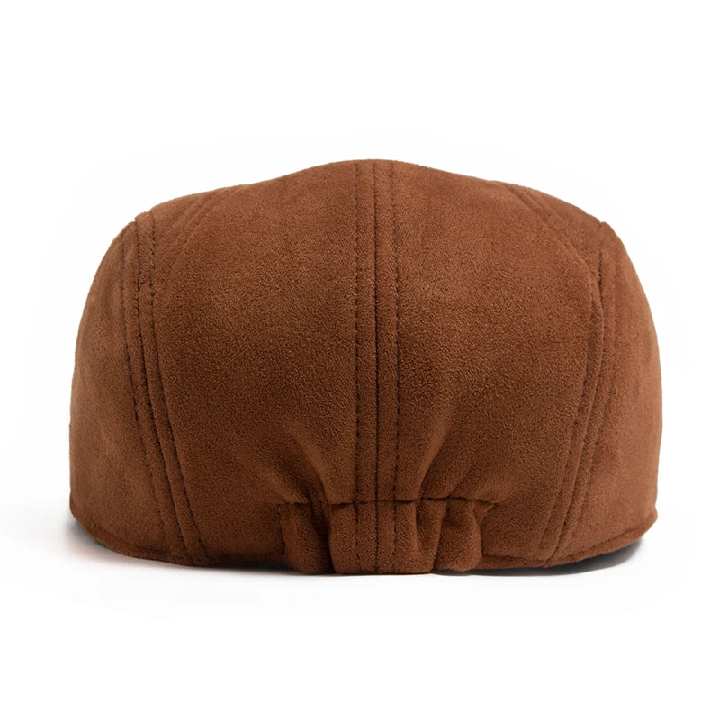 Crawford™ | Vintage Suede Newsboy Cap