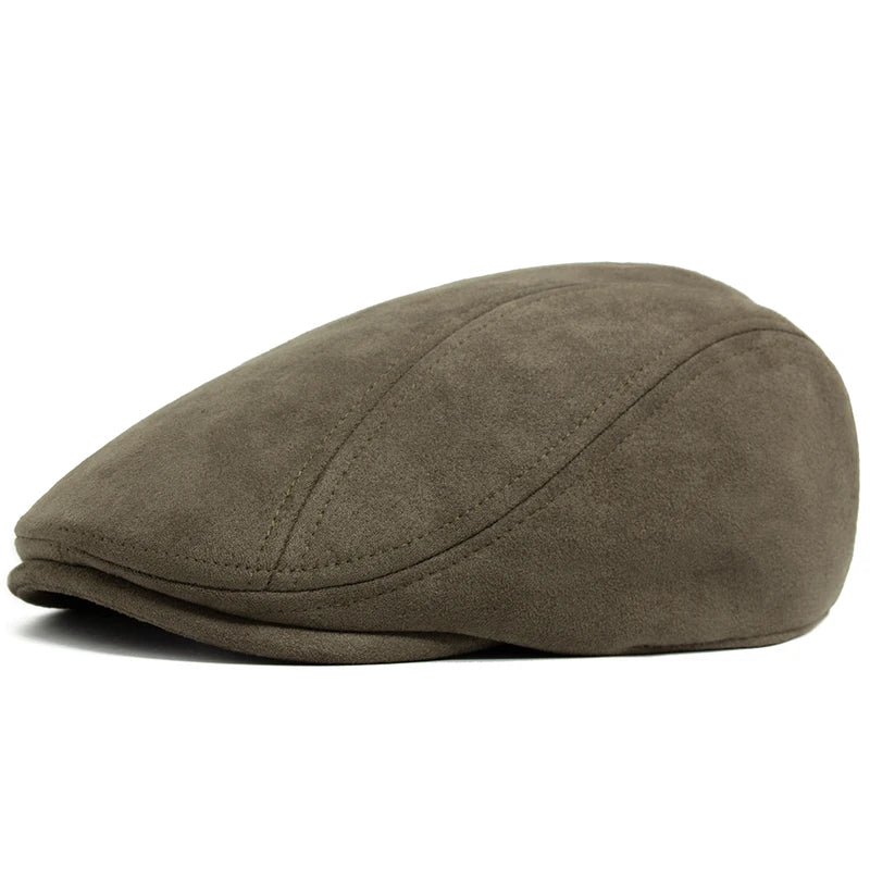 Crawford™ | Vintage Suede Newsboy Cap