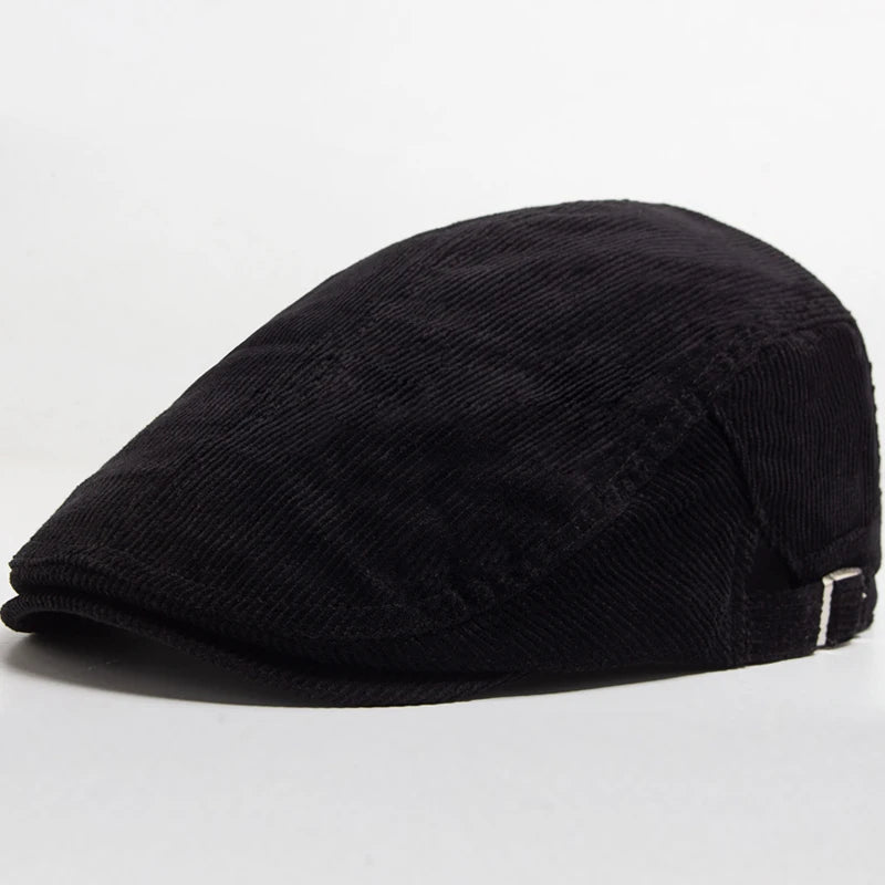 Colton™ | Vintage Corduroy Newsboy Cap
