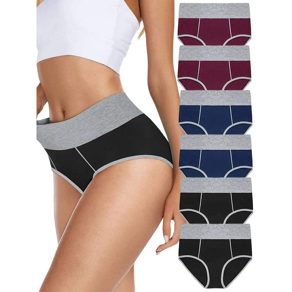 Noomi™ | Pack of 6 high-waisted panties