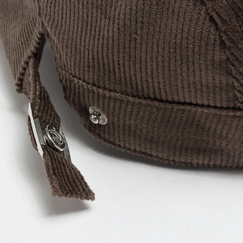 Colton™ | Vintage Corduroy Newsboy Cap