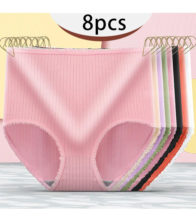 Vanja™ | Set of 8 high-waisted panties