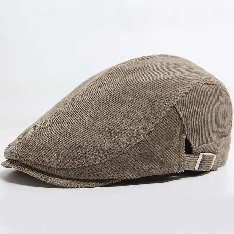 Colton™ | Vintage Corduroy Newsboy Cap