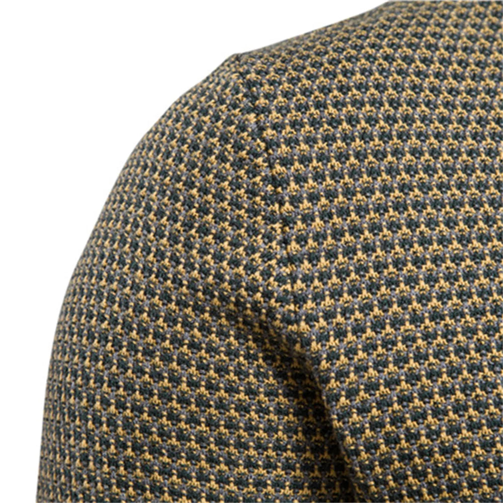 Oskar™ | Checked sweater for men