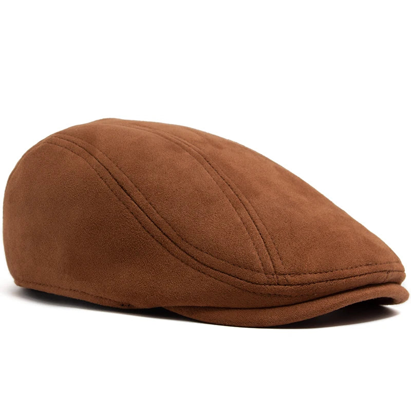 Crawford™ | Vintage Suede Newsboy Cap