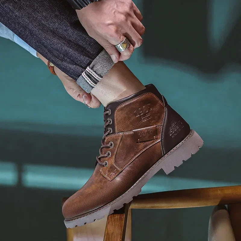 Parker™ | Leather boots for men