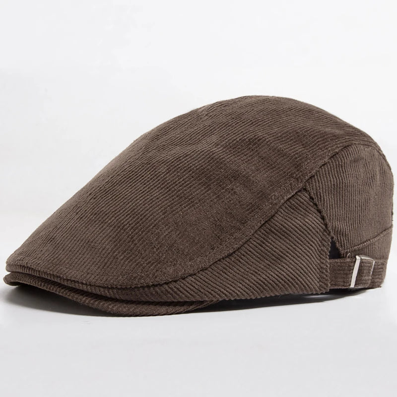 Colton™ | Vintage Corduroy Newsboy Cap