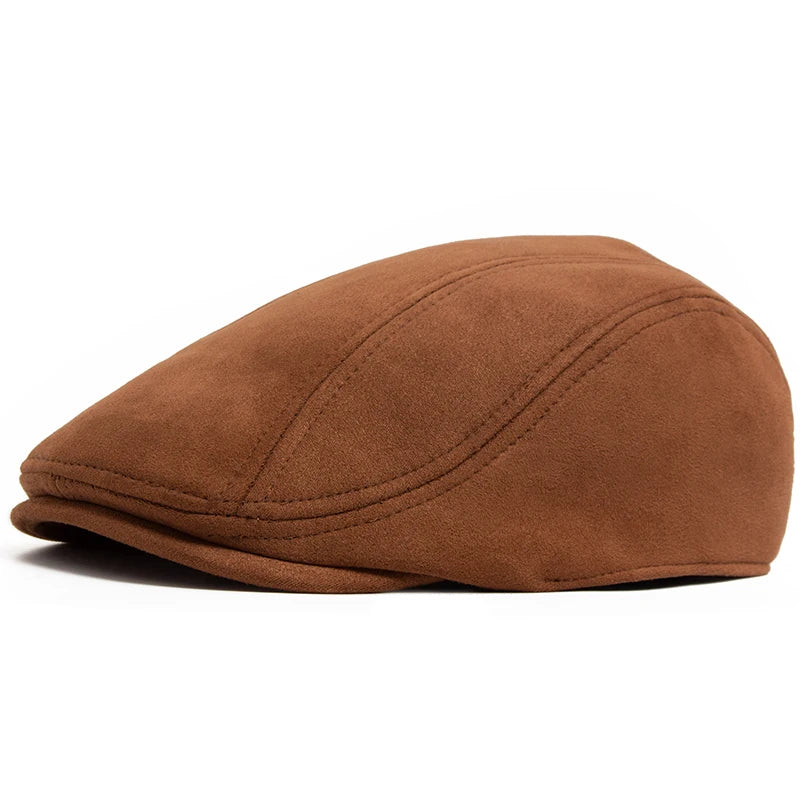Crawford™ | Vintage Suede Newsboy Cap