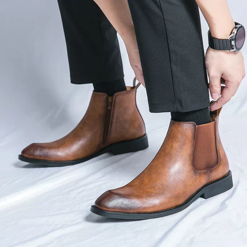 Cooper™  | helsea boots with zipper