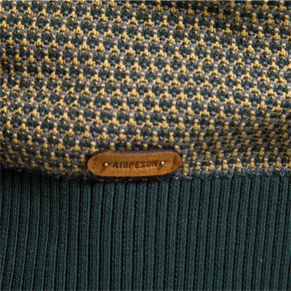Oskar™ | Checked sweater for men