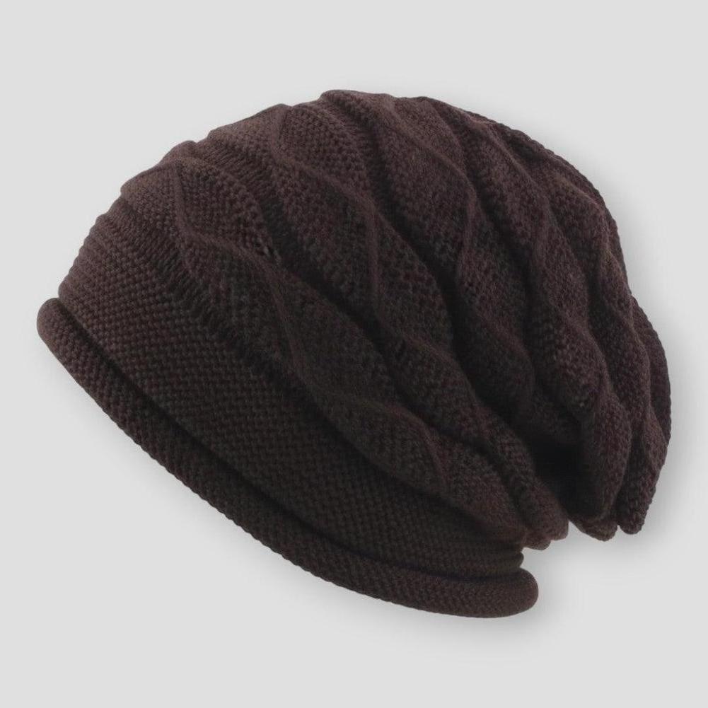 Kingsley Ridge™ | Diamond-Knit Slouchy Beanie