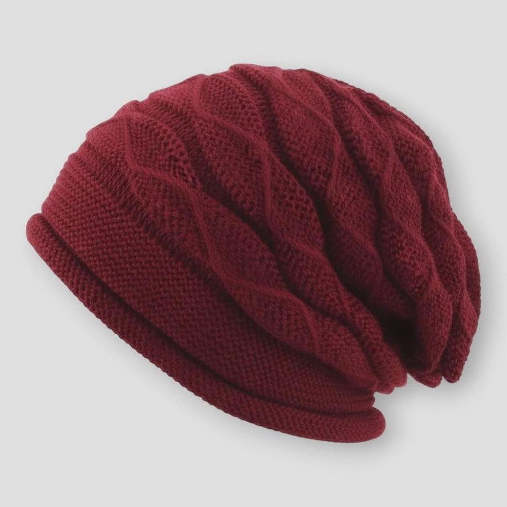 Kingsley Ridge™ | Diamond-Knit Slouchy Beanie