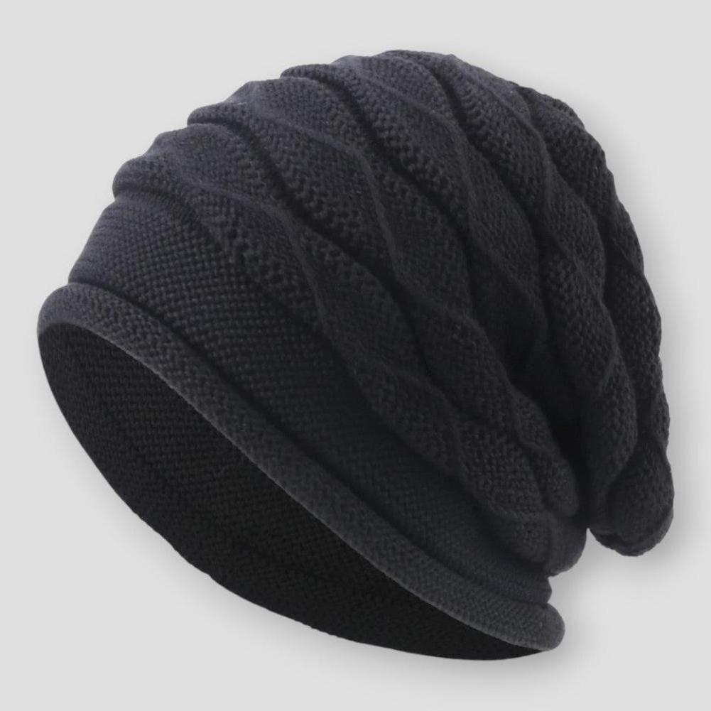 Kingsley Ridge™ | Diamond-Knit Slouchy Beanie