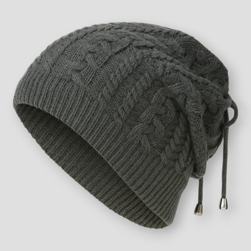 Elmwood Crest™ | Knitted Beanie Scarf