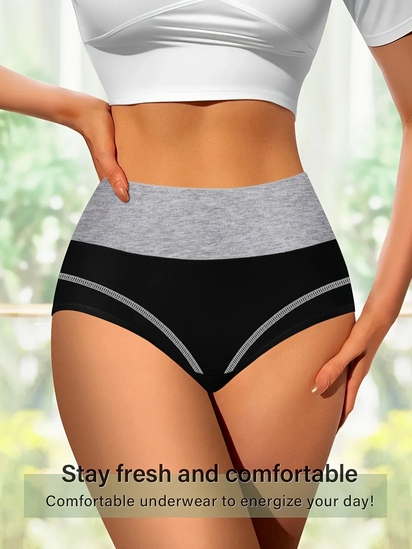 Léveil™ | Set of 4 high-waisted panties