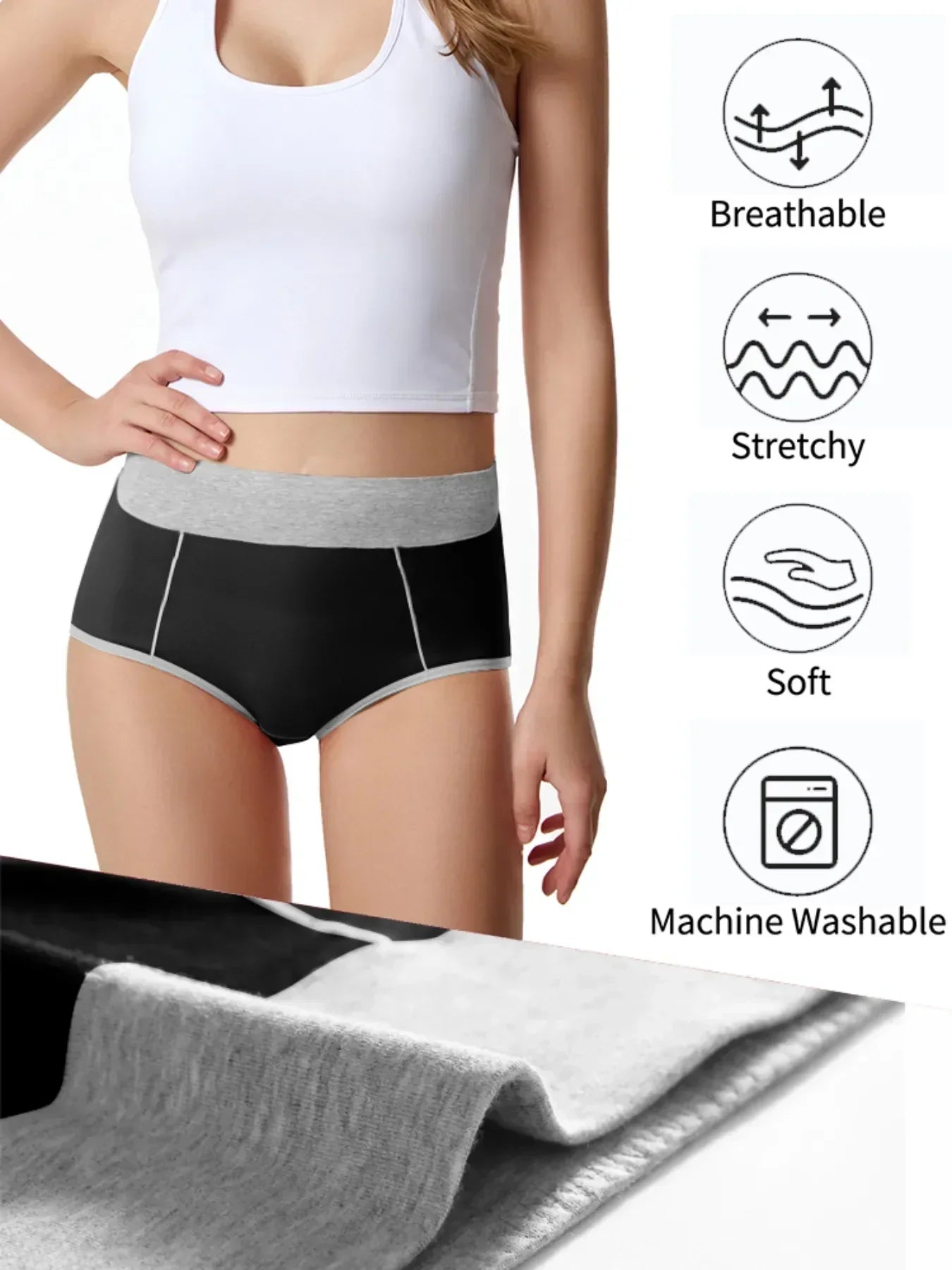 Hedda™ | Set of 5 high-waisted panties