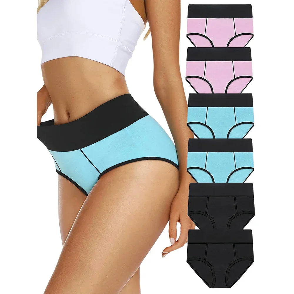 Noomi™ | Pack of 6 high-waisted panties