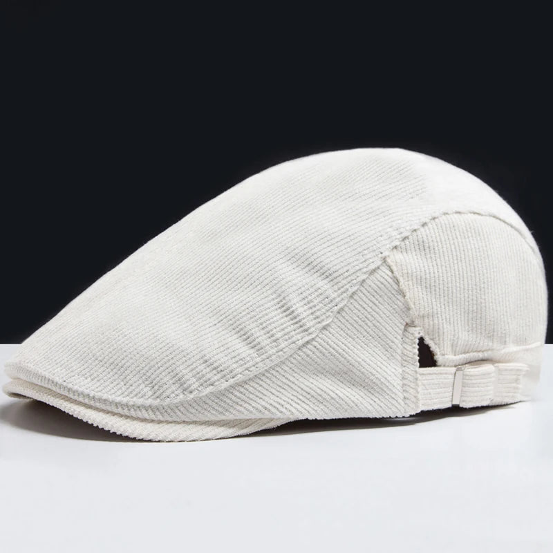 Colton™ | Vintage Corduroy Newsboy Cap