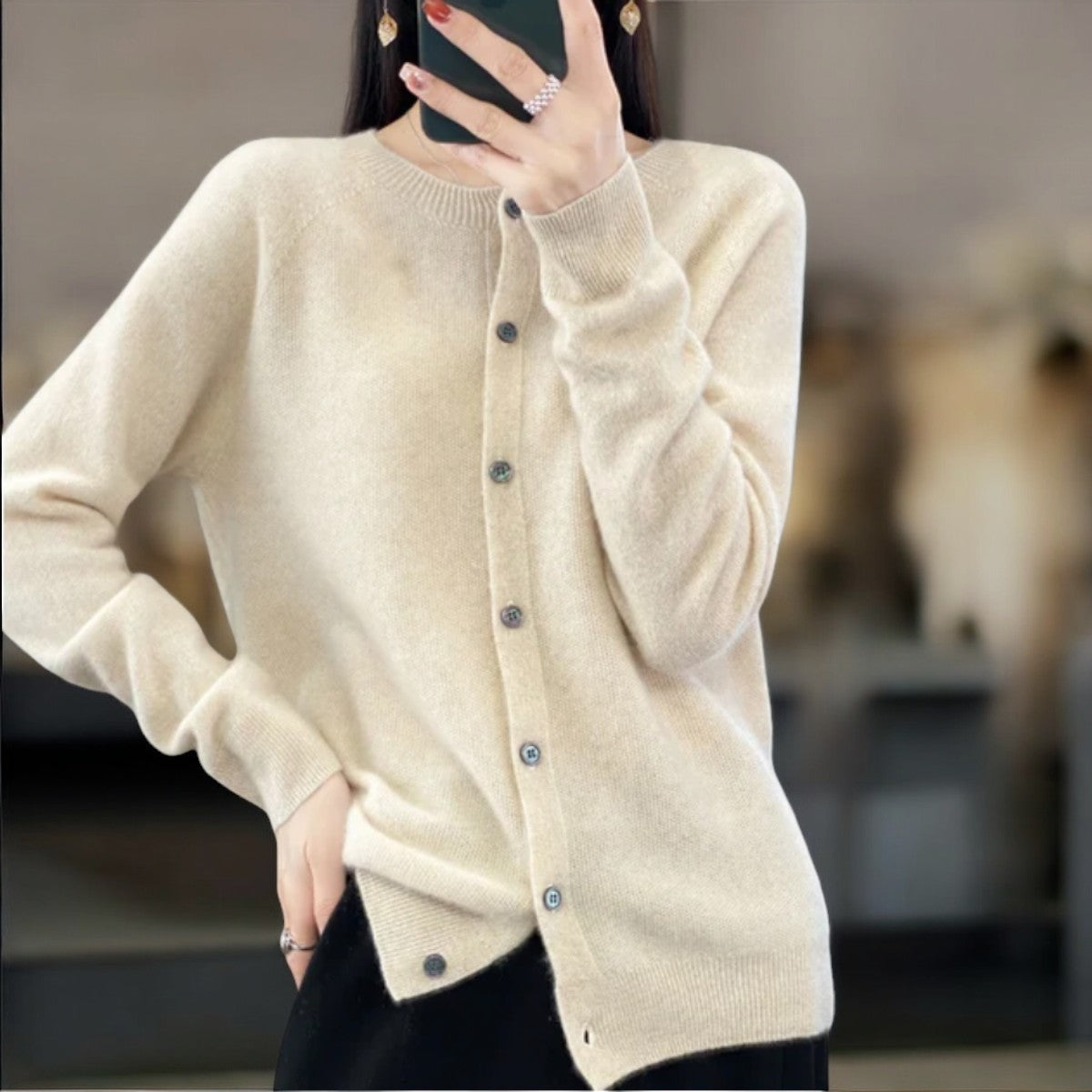 Lily™ | Cozy wool cardigan