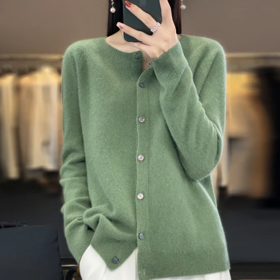 Lily™ | Cozy wool cardigan