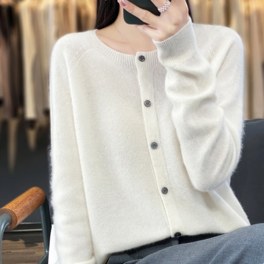 Lily™ | Cozy wool cardigan