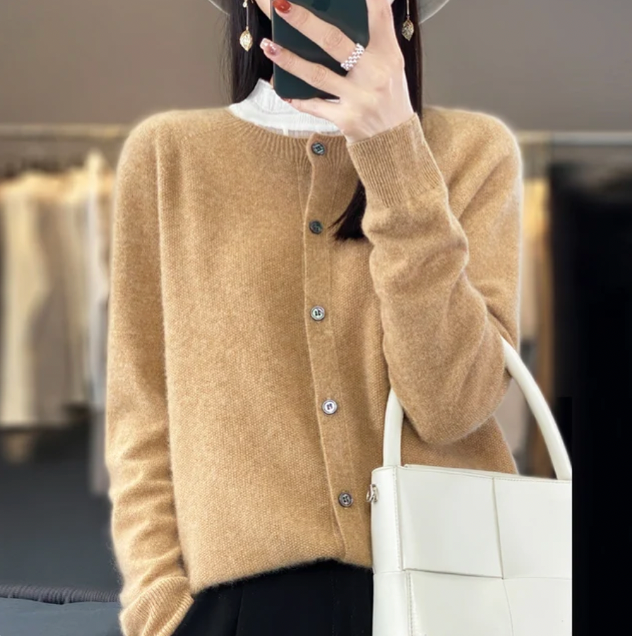 Lily™ | Cozy wool cardigan