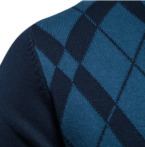 Lars™ | Men's sweater with half zipper