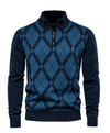 Lars™ | Men's sweater with half zipper